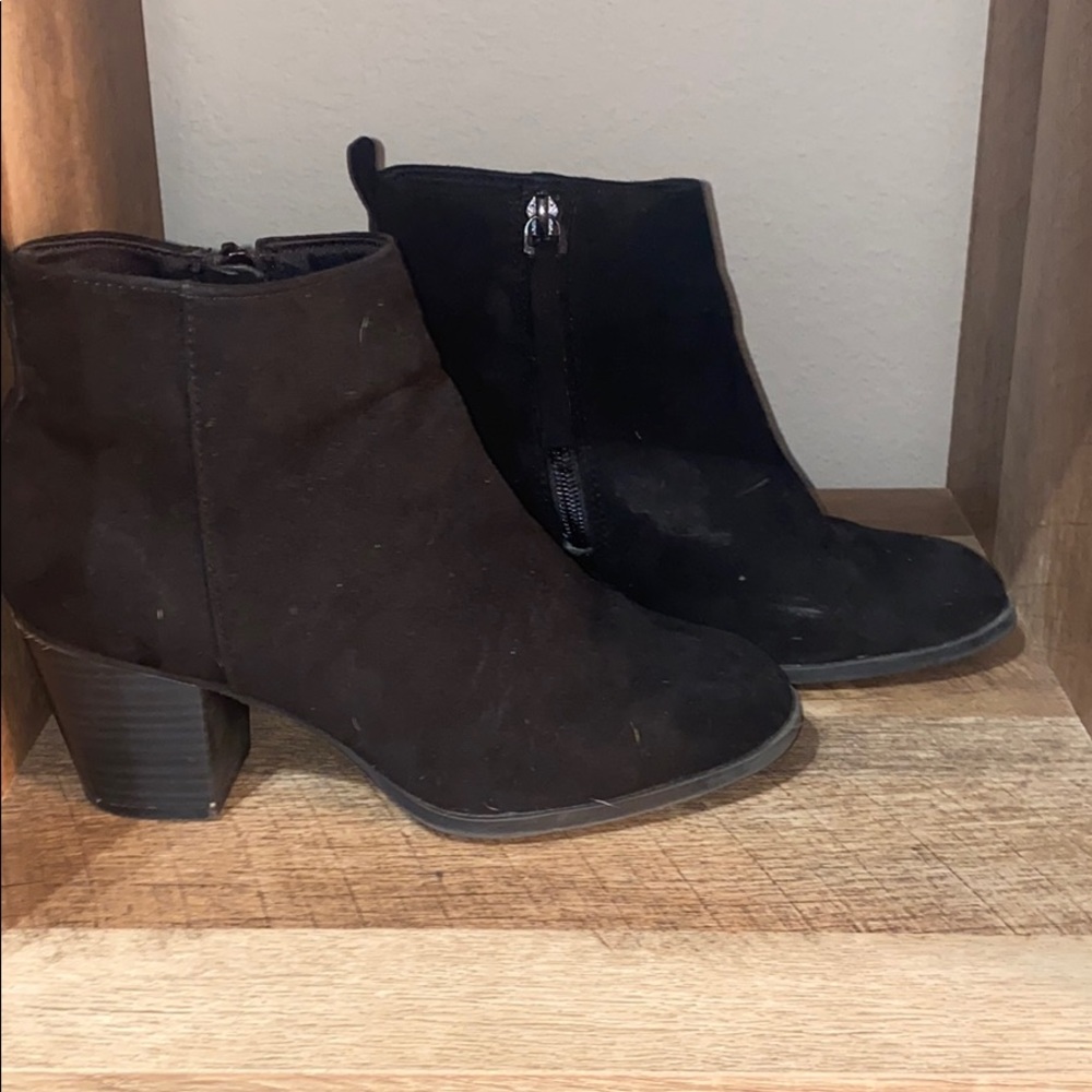 Black booties